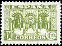 Spain 1937 Monuments 60 CTS Green Edifil 810